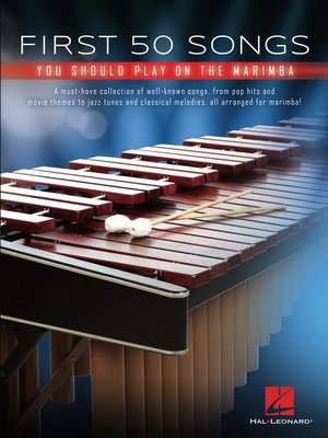 cover image of First 50 Songs You Should Play on Marimba